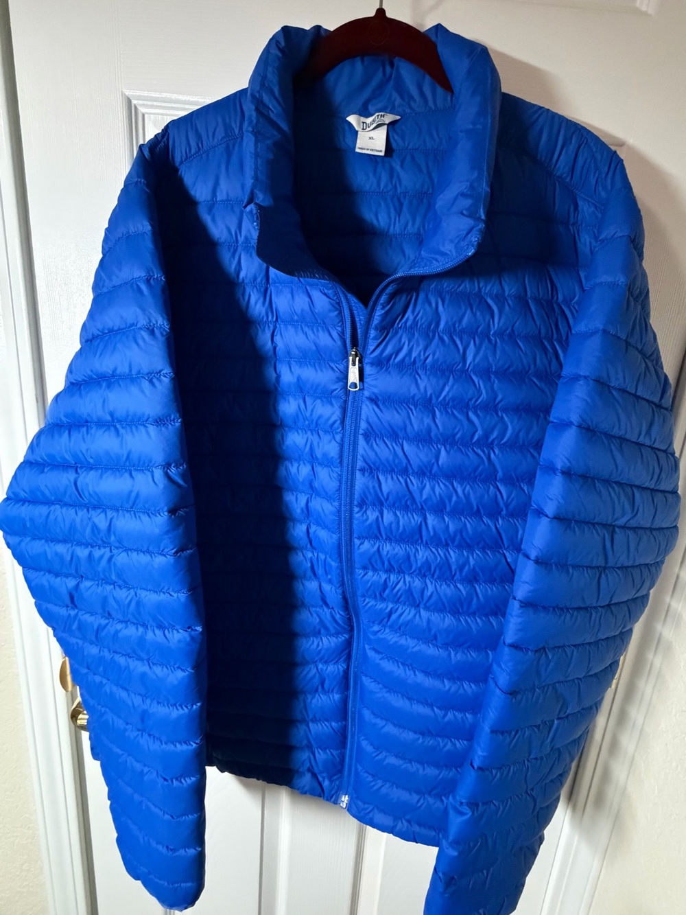 Duluth Trading Co Men’s Xl Bright Blue Quilted Jacket